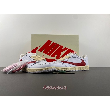 Buy Travis Scott x Air Jordan 1 Low OG SP White Red White TD1228-111-2 Quality Reps Replicas Shoes