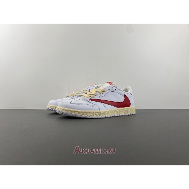 Buy Travis Scott x Air Jordan 1 Low OG SP White Red White TD1228-111-2 Quality Reps Replicas Shoes