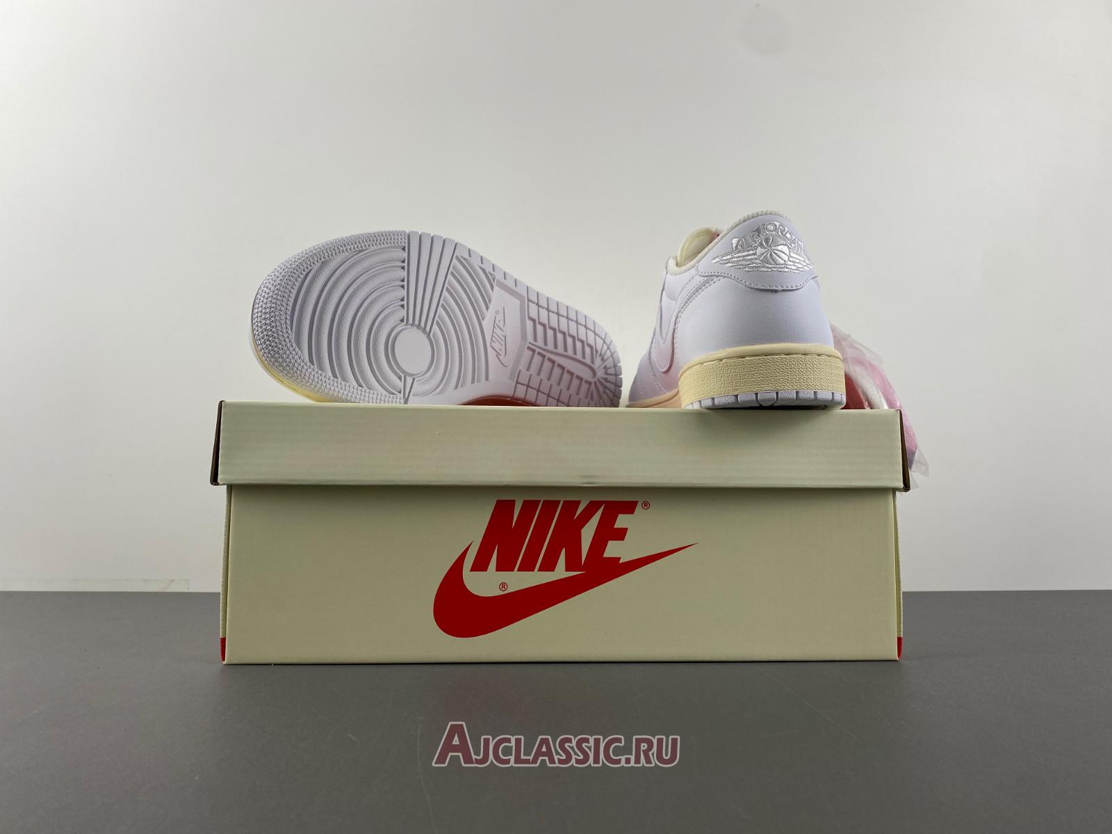 New Travis Scott x Air Jordan 1 Low OG SP "White Red" TD1228-111-2 Shoes