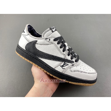 Buy Louis Vuitton LV x Travis Scott x Air Jordan 1 Low White Black Gum White DL2403-002-2 Quality Reps Replicas Shoes