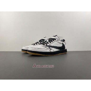 Buy Louis Vuitton LV x Travis Scott x Air Jordan 1 Low White Black Gum White DL2403-002-2 Quality Reps Replicas Shoes