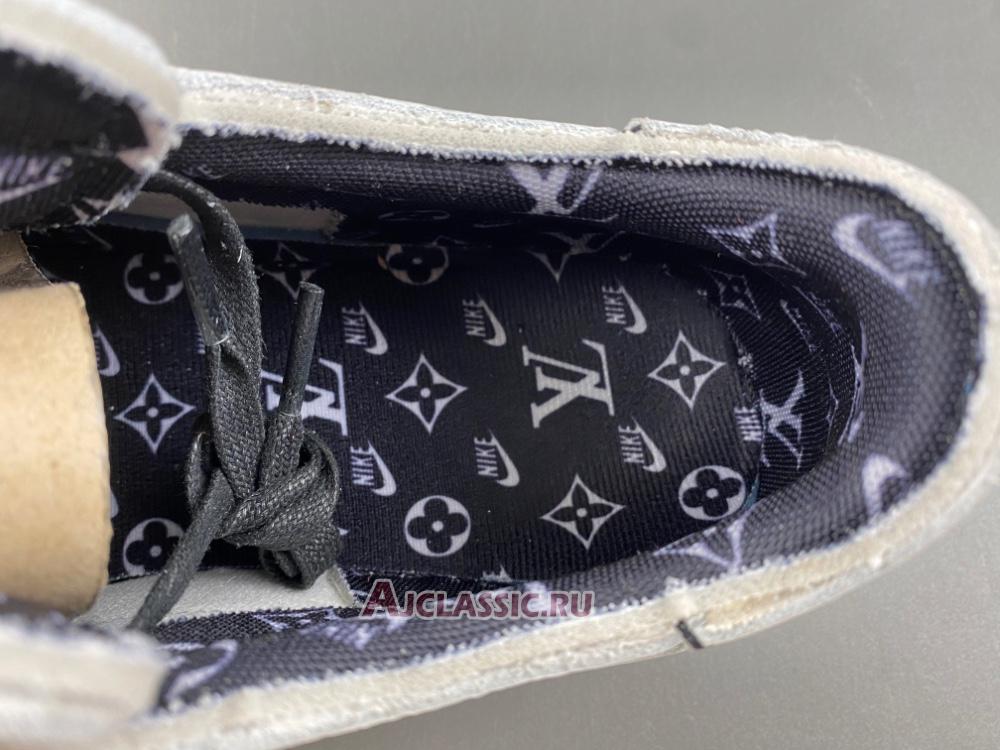 New Louis Vuitton LV x Travis Scott x Air Jordan 1 Low "White Black Gum" DL2403-002-2 Shoes