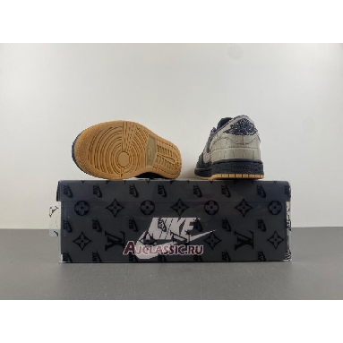 Buy Louis Vuitton LV x Air Jordan 1 Low Grey Beige Gum Grey DL2403-002-3 Quality Reps Replicas Shoes