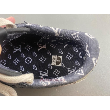 Buy Louis Vuitton LV x Air Jordan 1 Low Grey Beige Gum Grey DL2403-002-3 Quality Reps Replicas Shoes