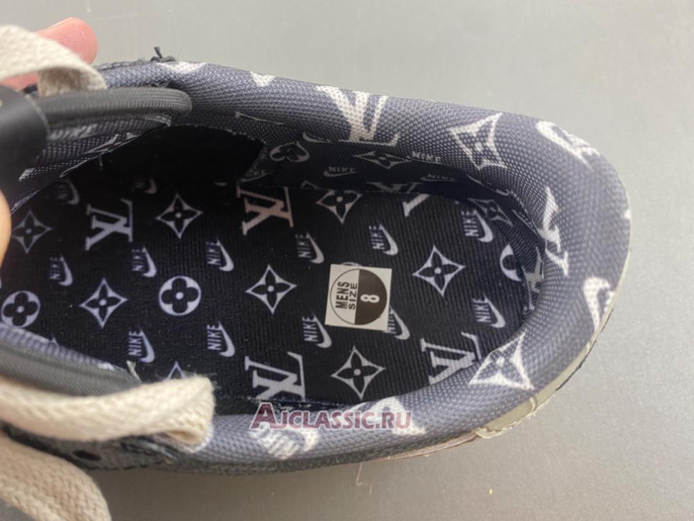 New Louis Vuitton LV x Air Jordan 1 Low "Grey Beige Gum" DL2403-002-3 Shoes