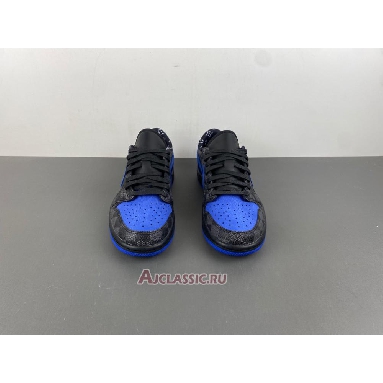 Buy Louis Vuitton LV x Air Jordan 1 Low Royal Blue Black Blue DL2403-002-4 Quality Reps Replicas Shoes