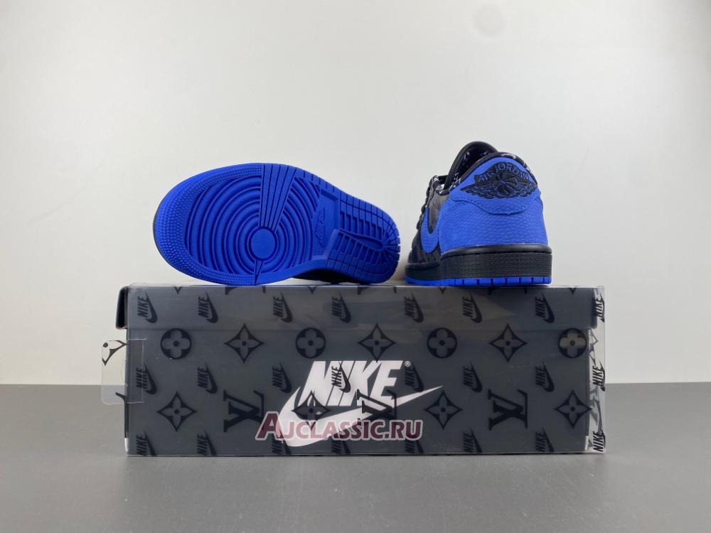 New Louis Vuitton LV x Air Jordan 1 Low "Royal Blue Black" DL2403-002-4 Shoes