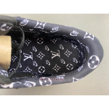 Buy Louis Vuitton LV x Air Jordan 1 Low Royal Blue Black Blue DL2403-002-4 Quality Reps Replicas Shoes