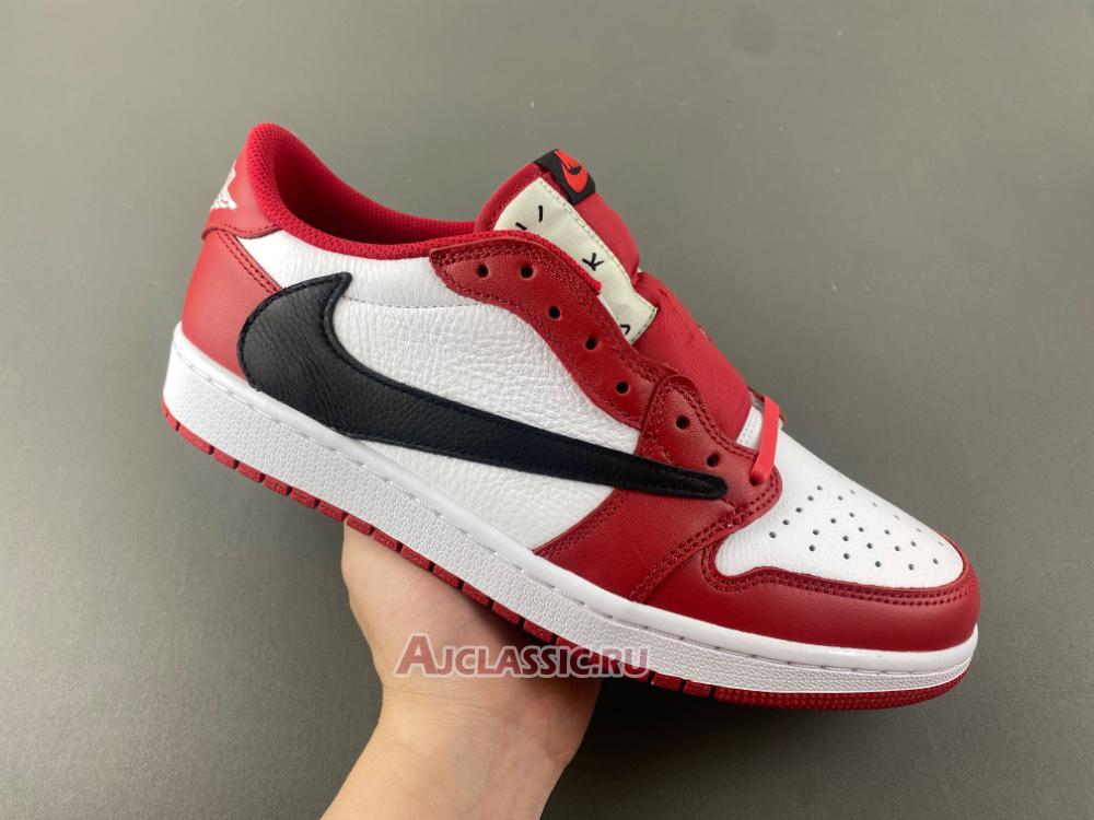 New Fragment Design x Travis Scott x Air Jordan 1 Retro Low OG SP "Chicago" HQ6998-600-3 Shoes