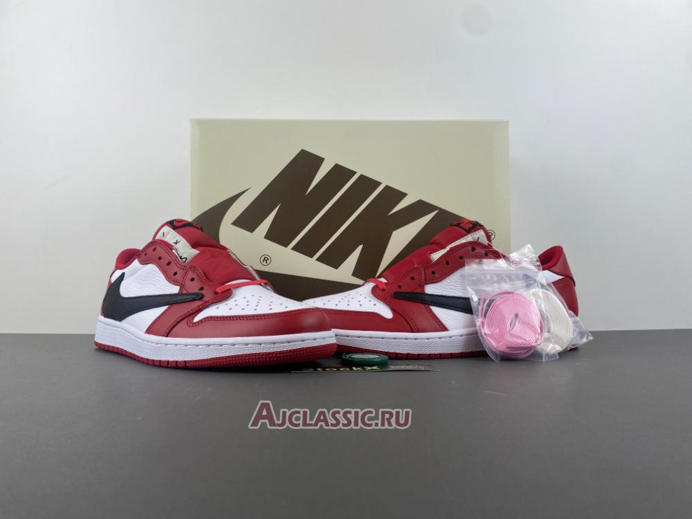 New Fragment Design x Travis Scott x Air Jordan 1 Retro Low OG SP "Chicago" HQ6998-600-3 Shoes