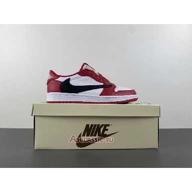 Buy Fragment Design x Travis Scott x Air Jordan 1 Retro Low OG SP Chicago Red HQ6998-600-3 Quality Reps Replicas Shoes