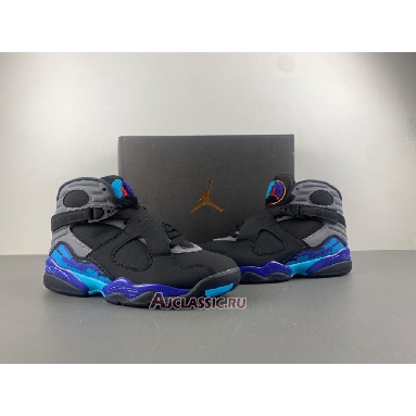 Buy 2025 Air Jordan 8 Retro Aqua Black 305381-006 Quality Reps Replicas Shoes