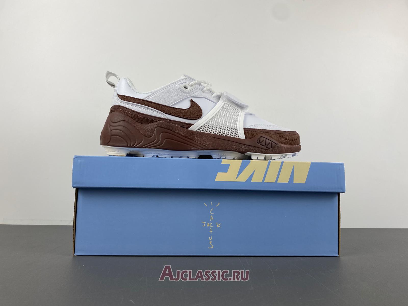 New Travis Scott x Nike Zoom Field Jaxx "White Light Chocolate" HQ3073-100-3 Shoes