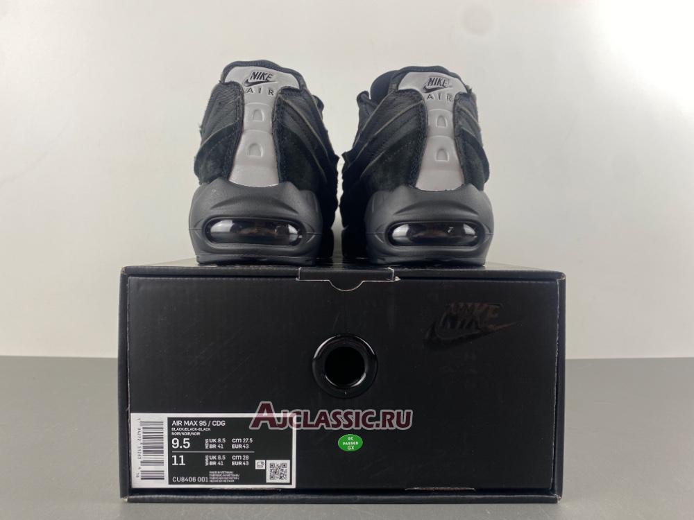 New Comme des Garcons x Nike Air Max 95 "Black" CU8406-001 Shoes