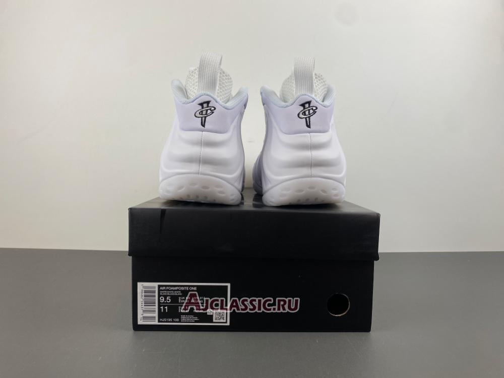 New Air Foamposite One "Triple White" HJ5195-100 Shoes
