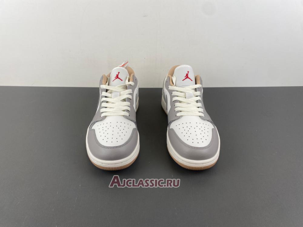 New Air Jordan 1 Low "Sail College Grey" 553558-169 Shoes
