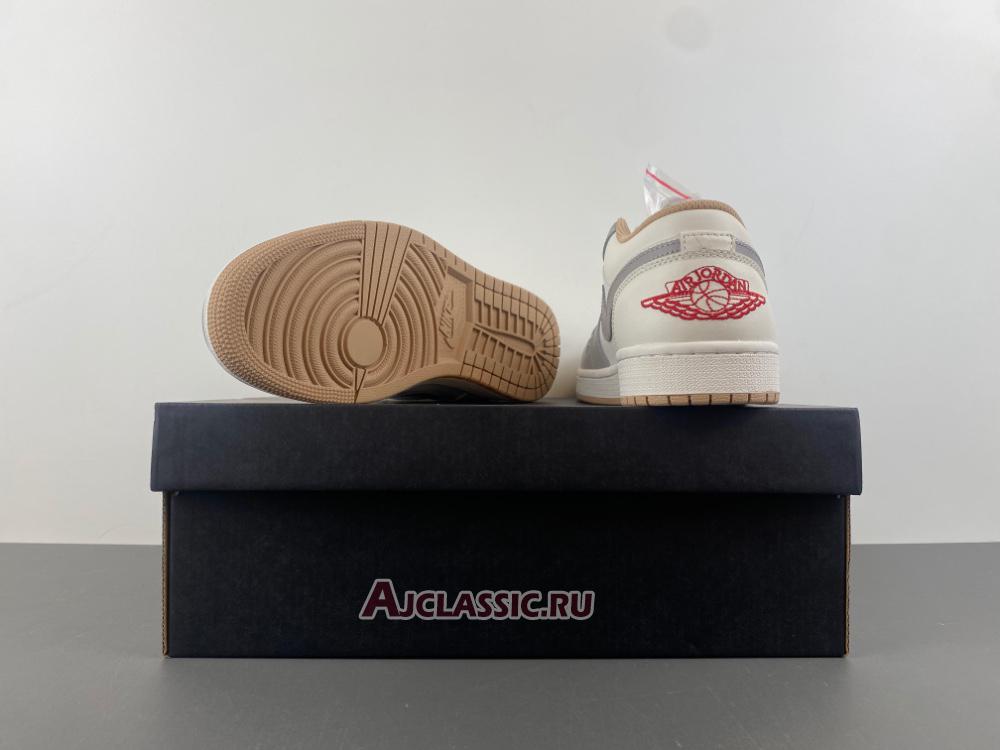 New Air Jordan 1 Low "Sail College Grey" 553558-169 Shoes