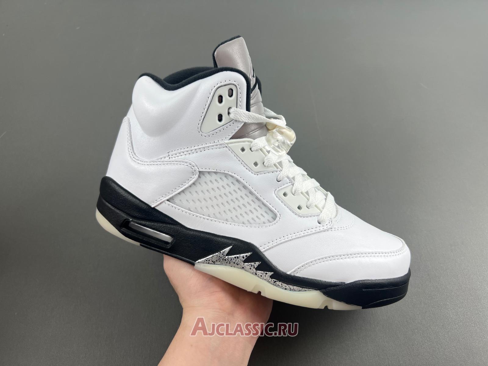 New Air Jordan 5 Retro "White Black" DD0587-110 Shoes