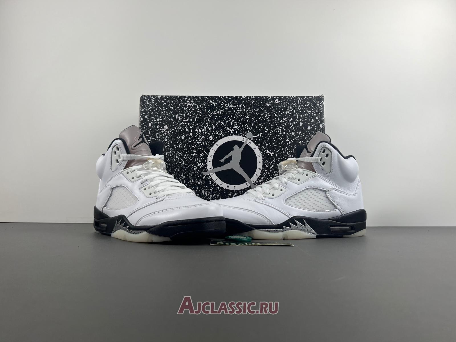 New Air Jordan 5 Retro "White Black" DD0587-110 Shoes