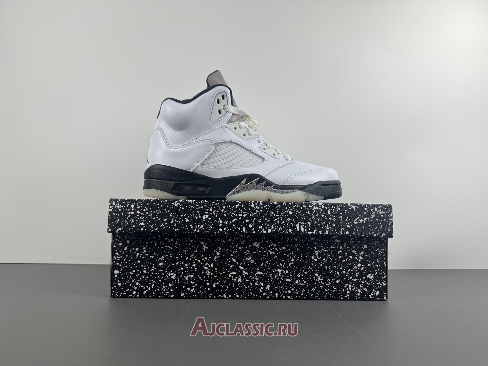 New Air Jordan 5 Retro "White Black" DD0587-110 Shoes