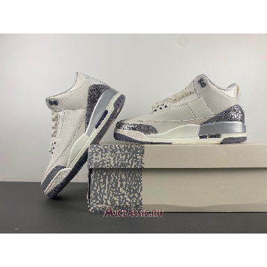 Buy Air Jordan 3 Retro Sail Metallic Silver Cream CK9246-100 Quality Reps Replicas Shoes