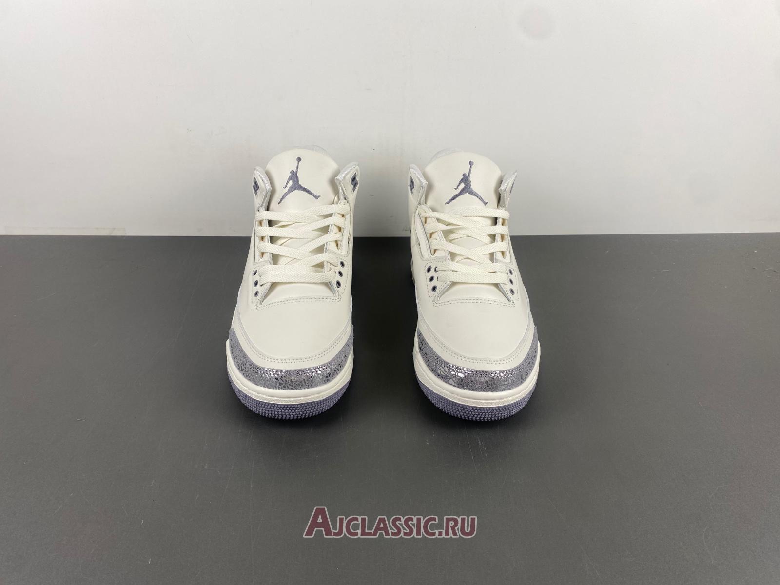 New Air Jordan 3 Retro "Sail Metallic Silver" CK9246-100 Shoes