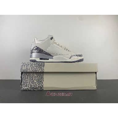 Buy Air Jordan 3 Retro Sail Metallic Silver Cream CK9246-100 Quality Reps Replicas Shoes