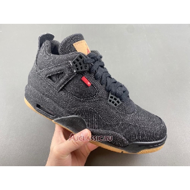 Buy Levis x Air Jordan 4 Retro Black Denim Black A02571-001 Quality Reps Replicas Shoes