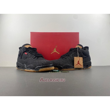 Buy Levis x Air Jordan 4 Retro Black Denim Black A02571-001 Quality Reps Replicas Shoes