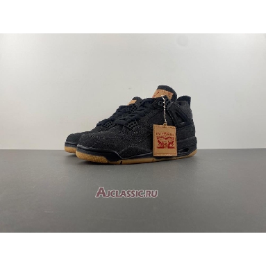 Buy Levis x Air Jordan 4 Retro Black Denim Black A02571-001 Quality Reps Replicas Shoes