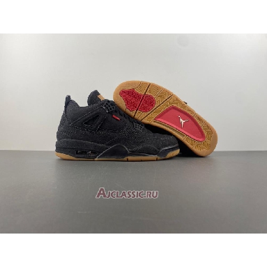 Buy Levis x Air Jordan 4 Retro Black Denim Black A02571-001 Quality Reps Replicas Shoes