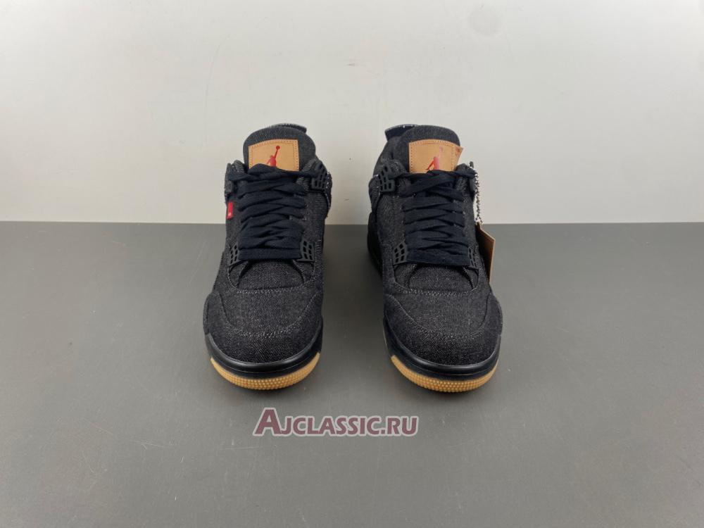 New Levis x Air Jordan 4 Retro "Black Denim" A02571-001 Shoes