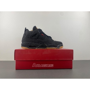 Buy Levis x Air Jordan 4 Retro Black Denim Black A02571-001 Quality Reps Replicas Shoes