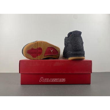 Buy Levis x Air Jordan 4 Retro Black Denim Black A02571-001 Quality Reps Replicas Shoes