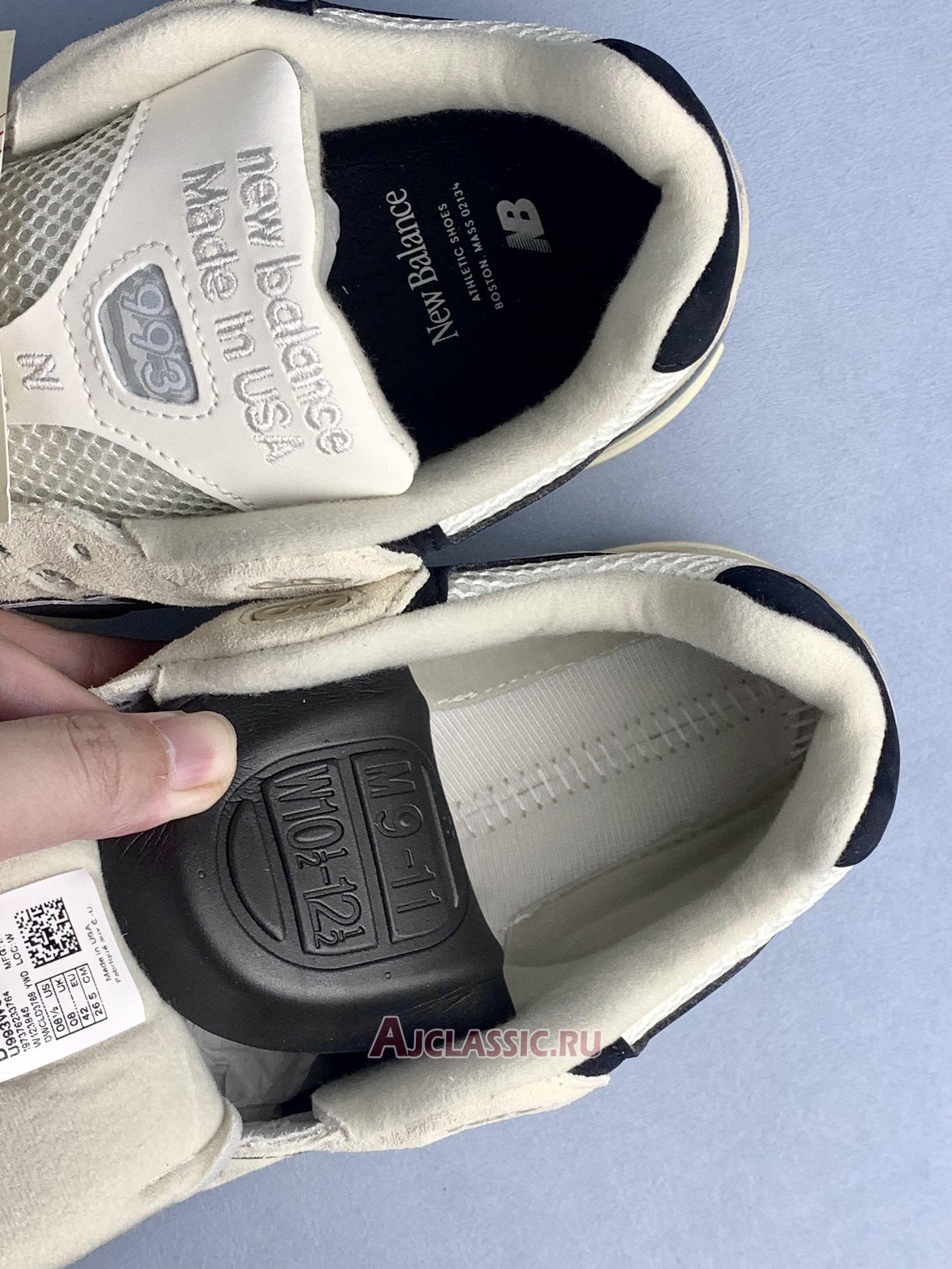 New Teddy Santis x New Balance 993 Made in USA "Sea Salt Black" U993WS Shoes