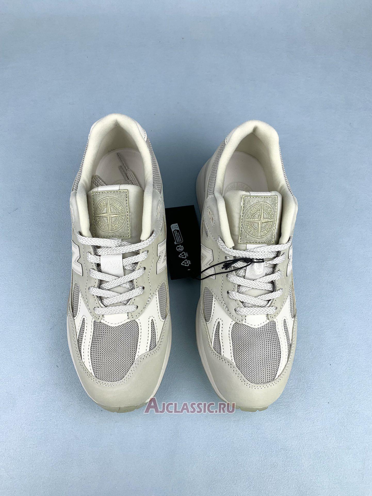New Stone Island x New Balance 991v2 Made in England "Ghost Pack - Beige" U991SE2 Shoes