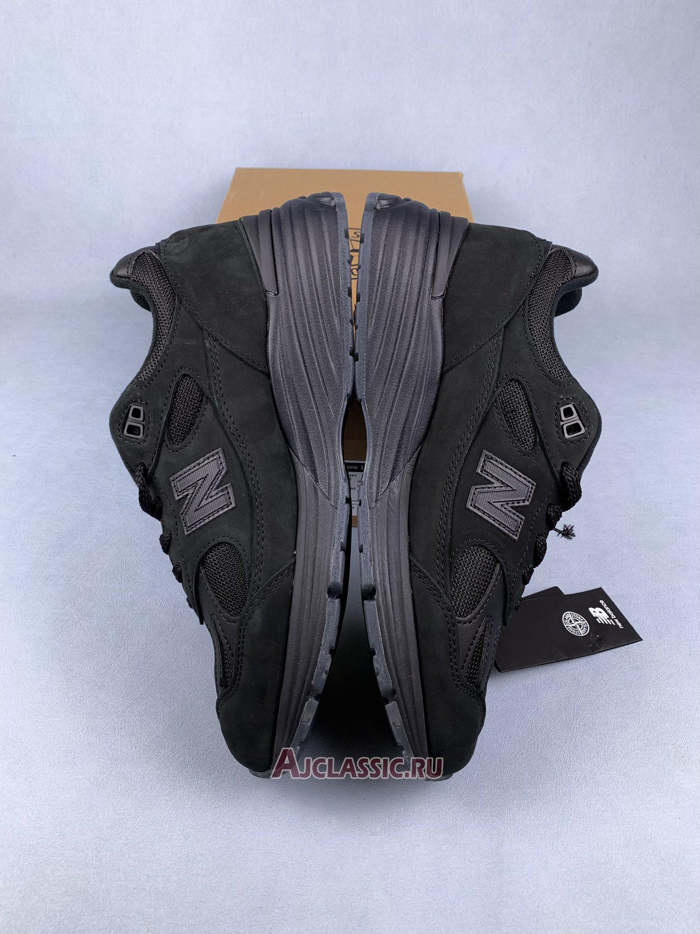 New Stone Island x New Balance 991v2 Made in England "Ghost Pack - Black" U991SK2 Shoes