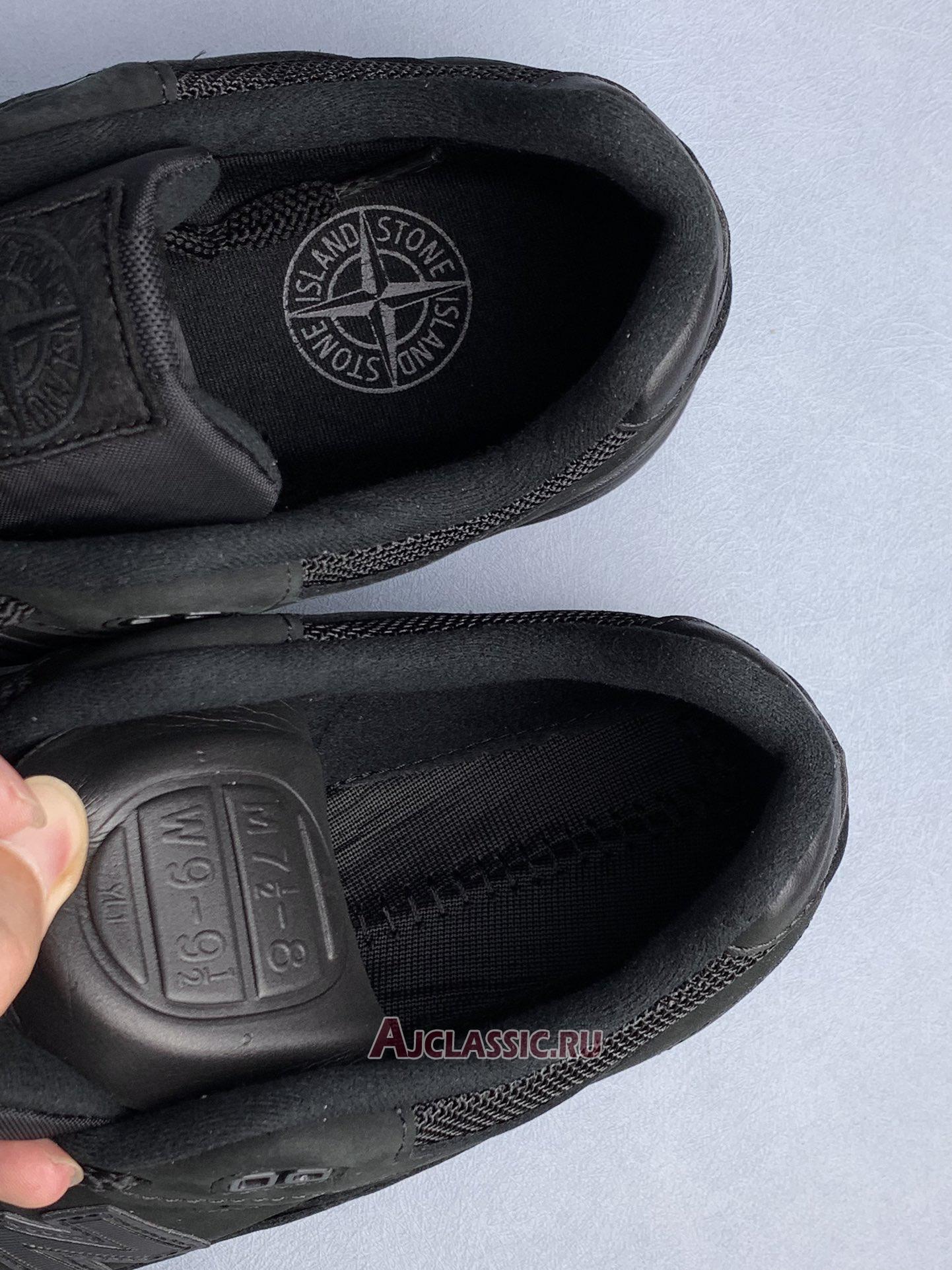 New Stone Island x New Balance 991v2 Made in England "Ghost Pack - Black" U991SK2 Shoes