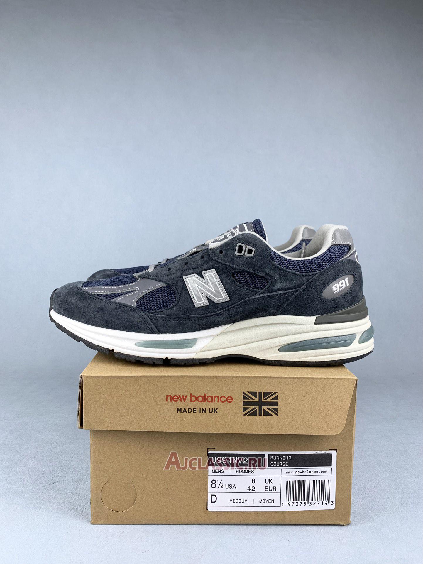New Balance 991v2 Made in England "Dark Navy" U991NV2 Shoes