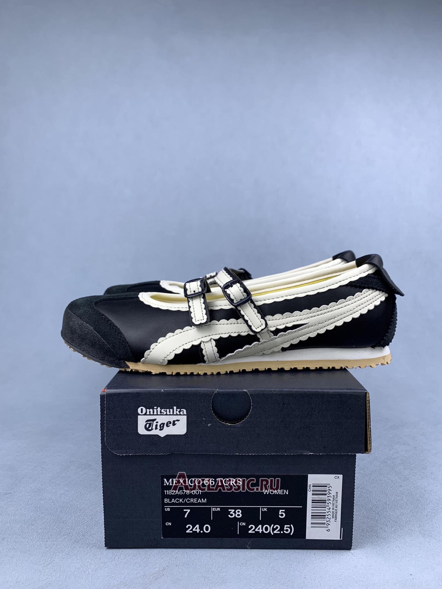 New Onitsuka Tiger Mexico 66 TGRS "Black Cream" 1182A678-001 Shoes
