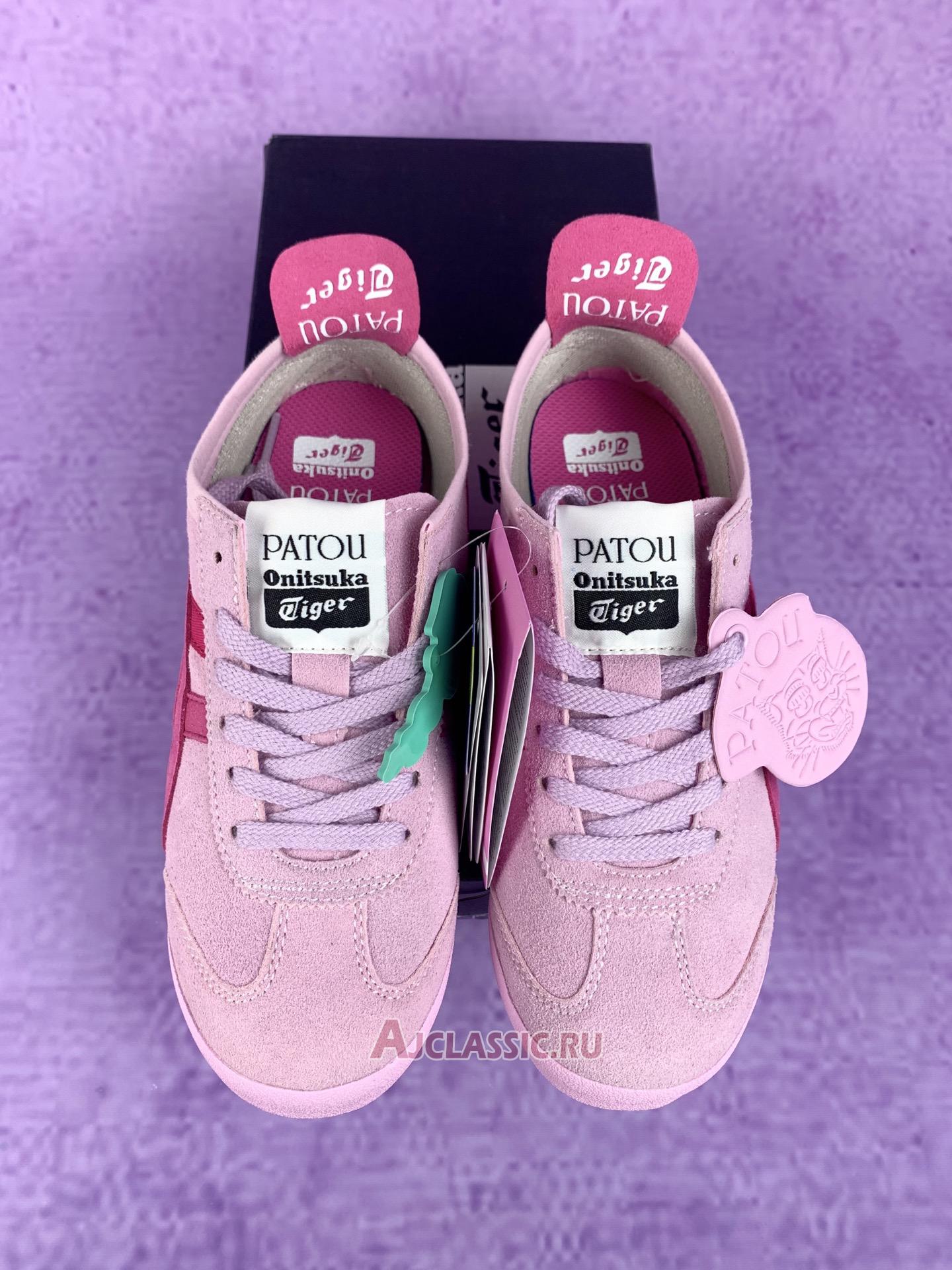 New PATOU x Onitsuka Tiger Mexico 66 "Cotton Candy Bright Rose" 1183C380-700 Shoes