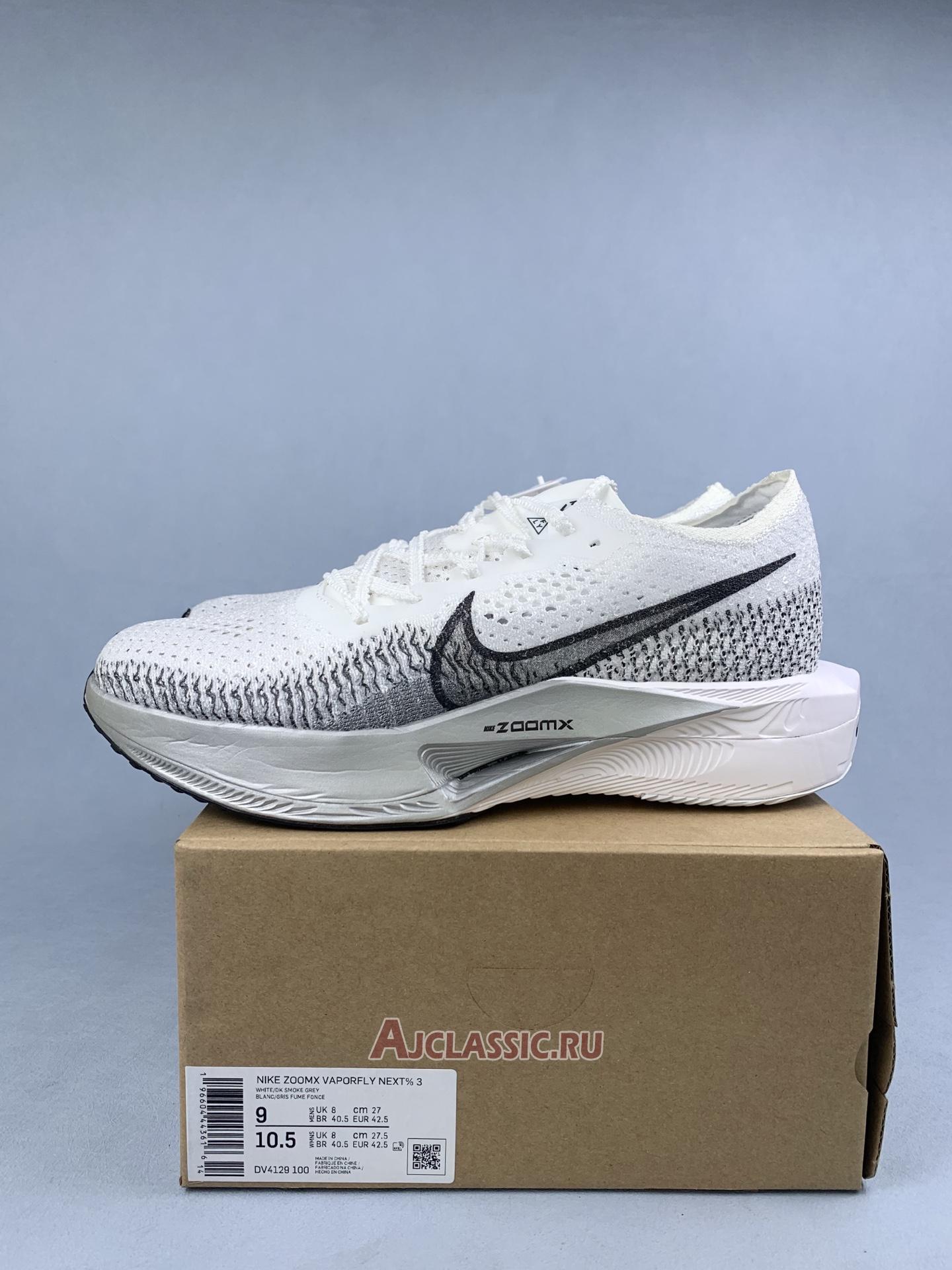 New Nike ZoomX VaporFly Next% 3 "White Particle Grey" DV4129-100-2 Shoes