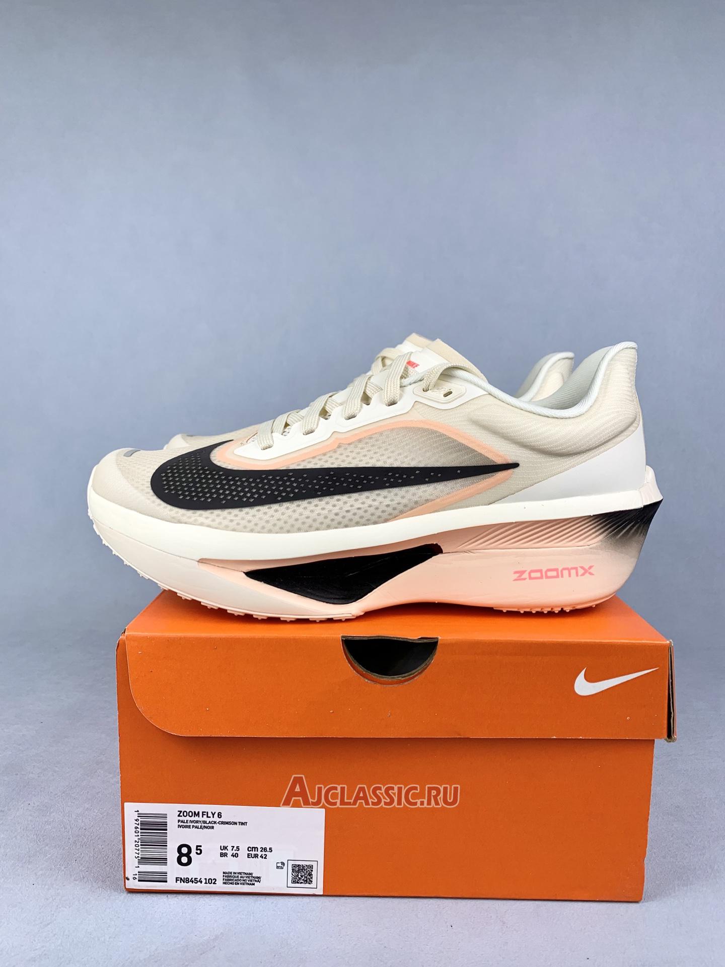 New Nike Zoom Fly 6 "Pale Ivory Crimson Tint" FN8454-102 Shoes