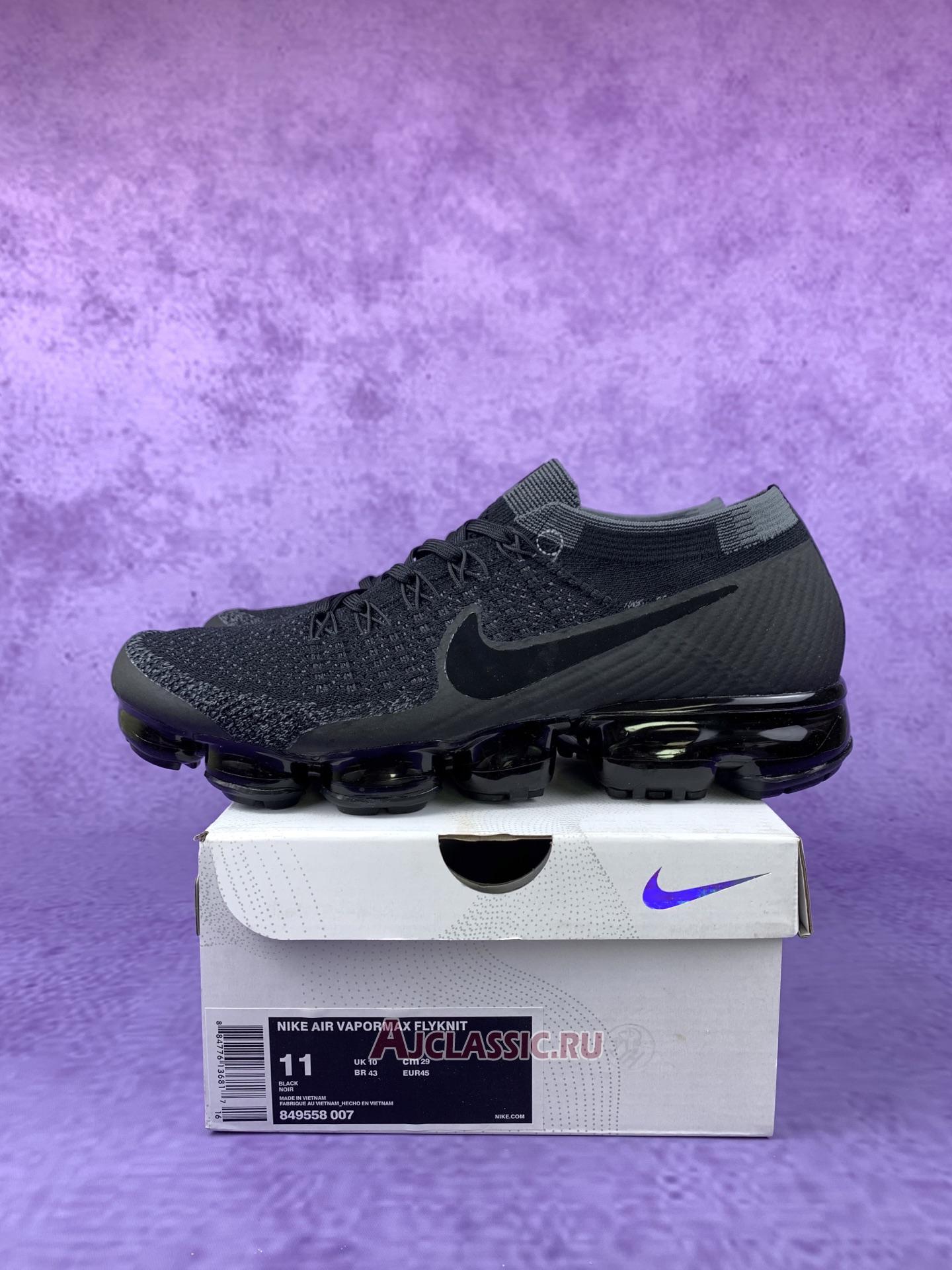 New Nike Air VaporMax "Triple Black" 849558-007 Shoes