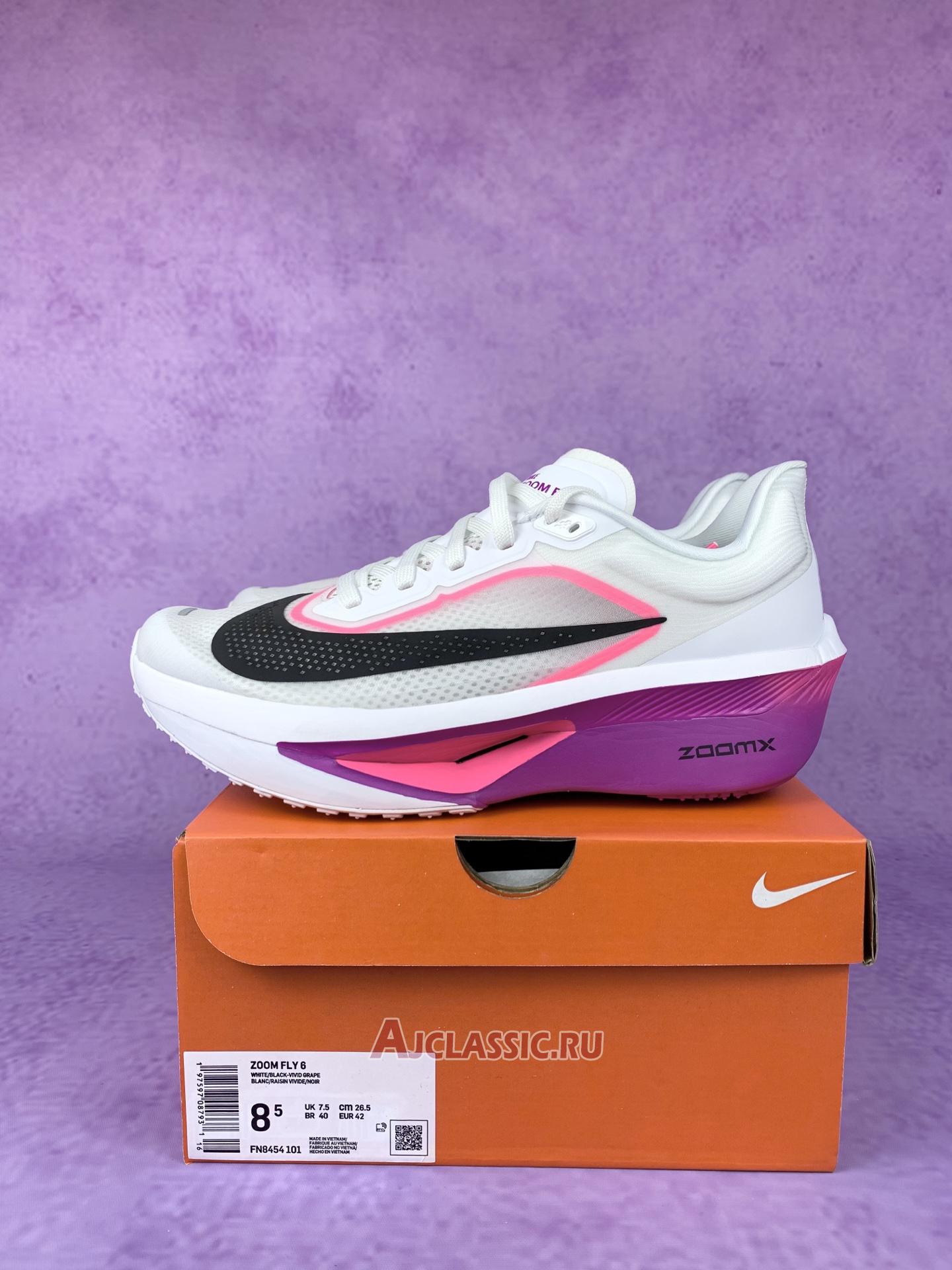 New Nike Zoom Fly 6 "Vivid Grape Hyper Pink" FN8454-101 Shoes