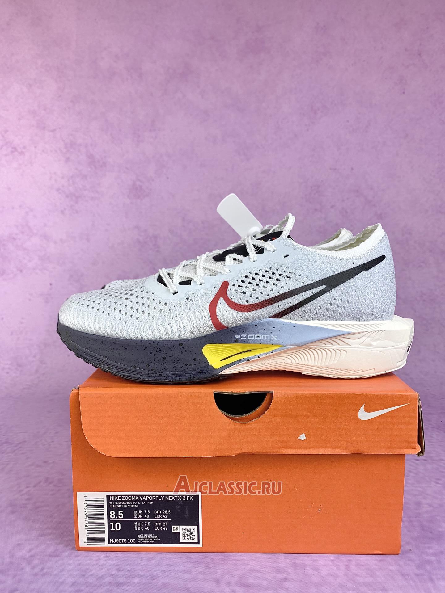 New Nike ZoomX VaporFly Next% 3 "Pure Platinum Psychic Blue" HJ9079-100 Shoes