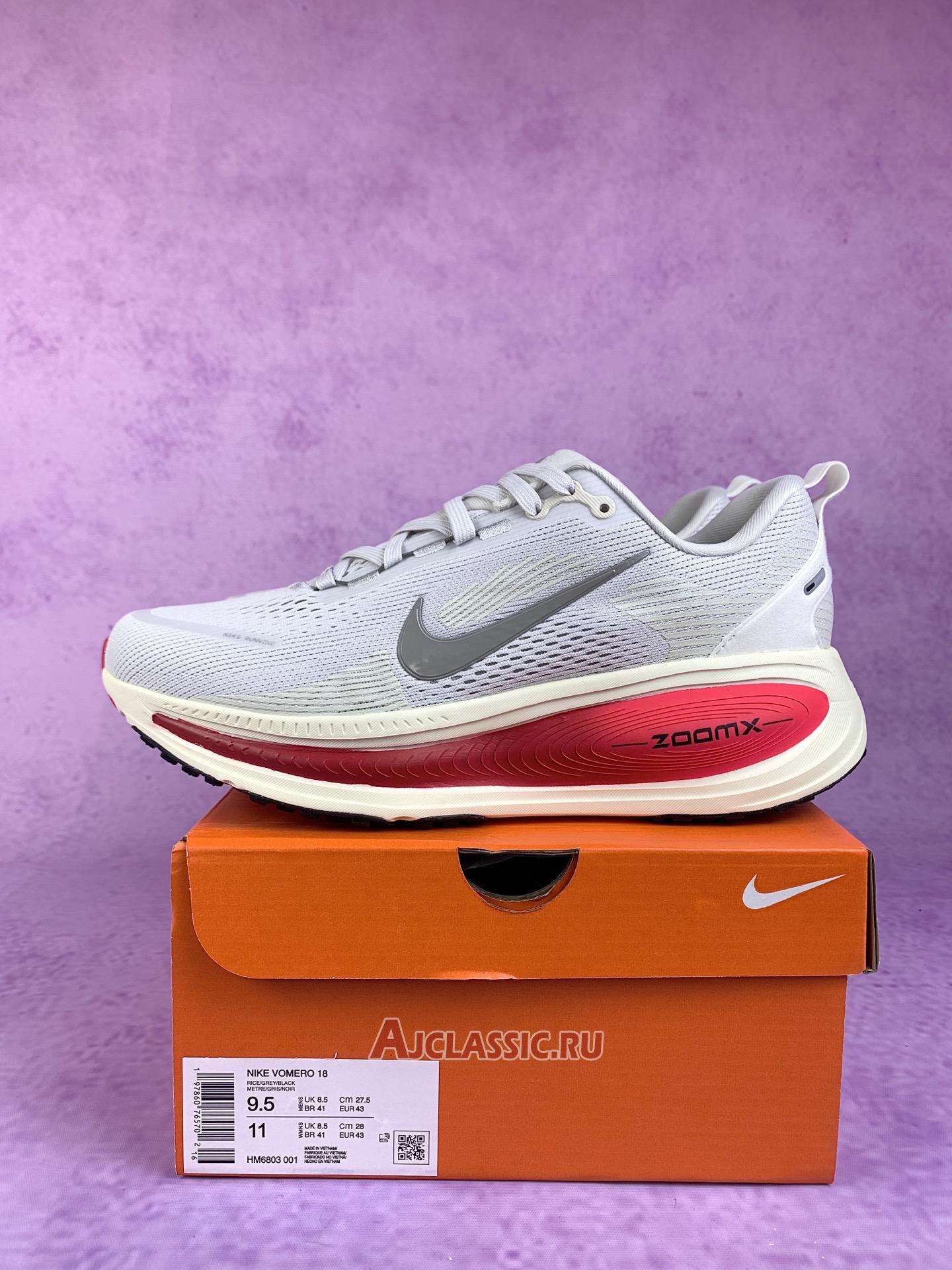 New Nike Vomero 18 "Platinum Tint Siren Red" HM6803-001 Shoes