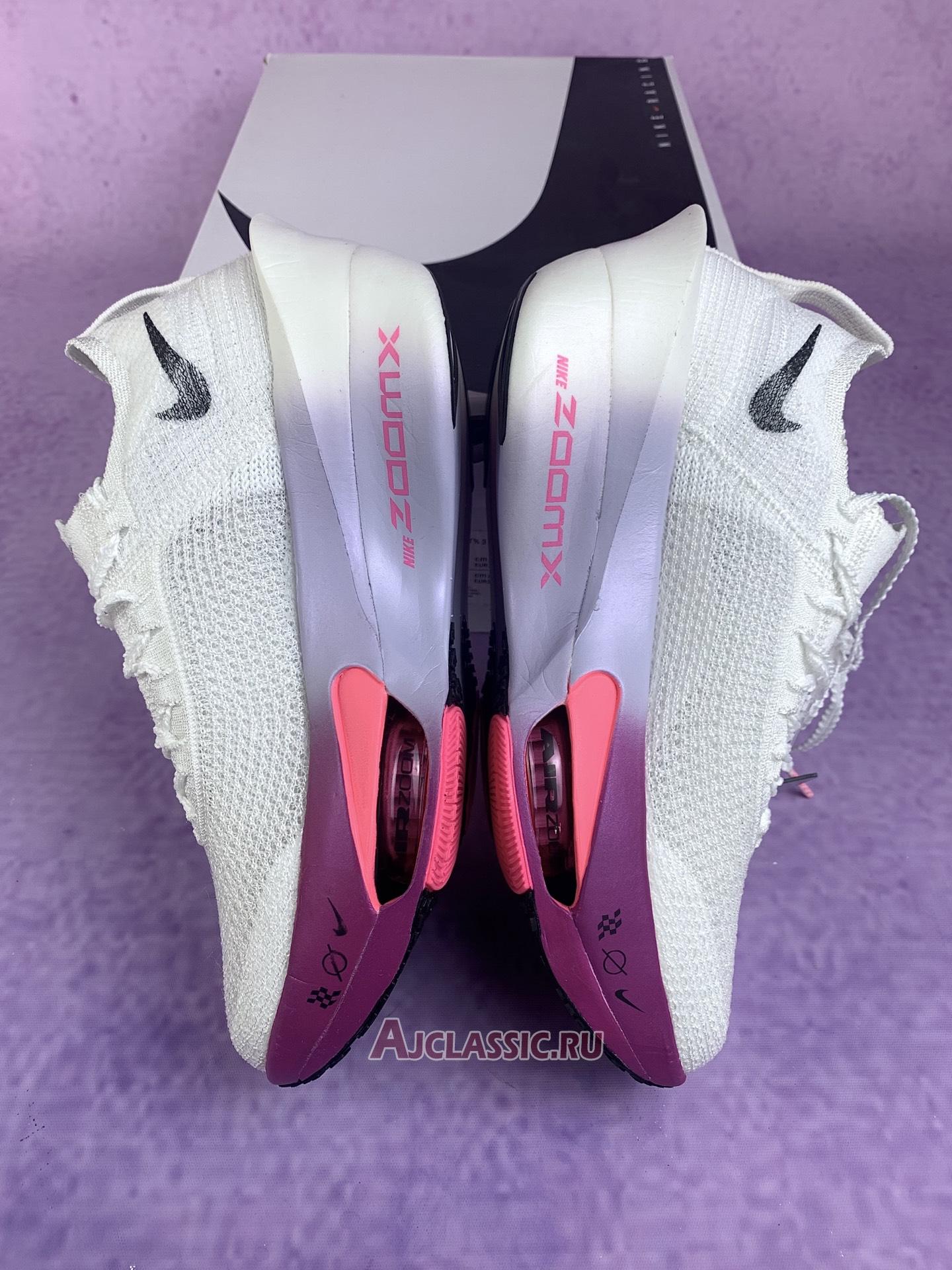New Nike Air Zoom Alphafly NEXT% 3 "White Vivid Grape" FD8315-100 Shoes