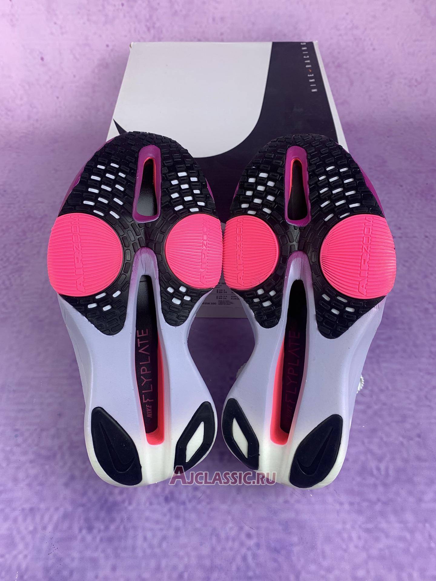 New Nike Air Zoom Alphafly NEXT% 3 "White Vivid Grape" FD8315-100 Shoes