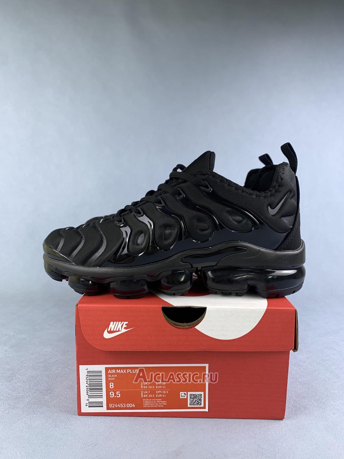 New Nike Air VaporMax Plus "Triple Black" 924453-004 Shoes